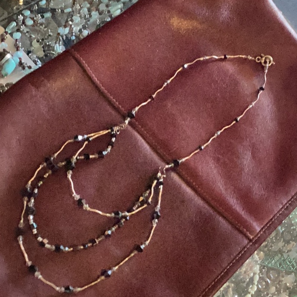Handmade beaded necklace